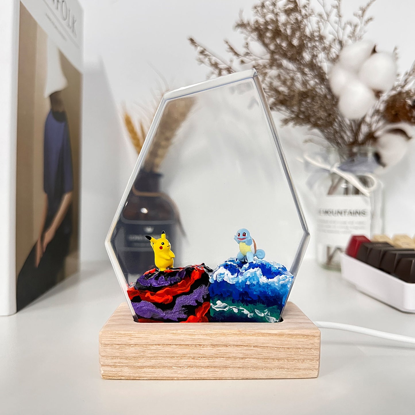 Pokemon resin lamp