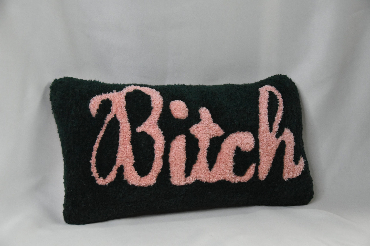Tufted Bitch Pillow Cover