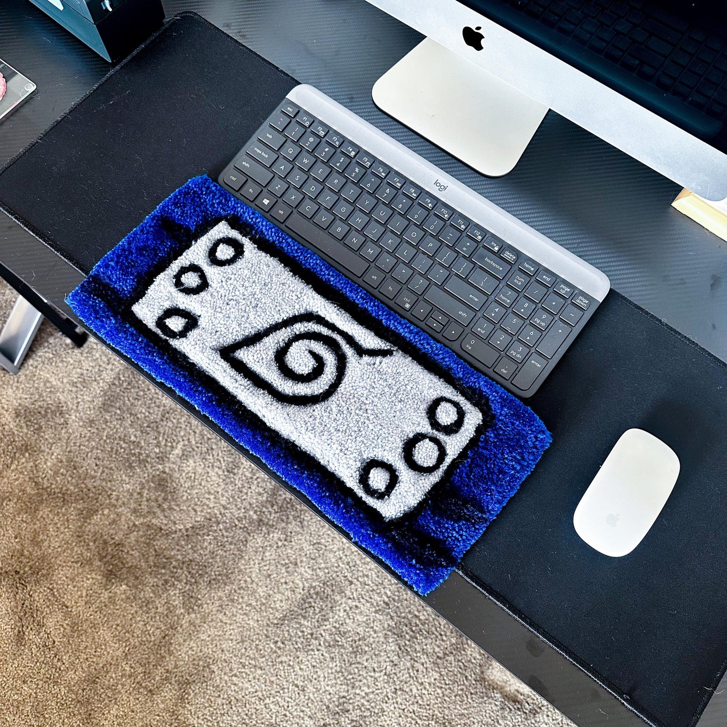 Naruto Custom Wrist Rest Tufted Rug
