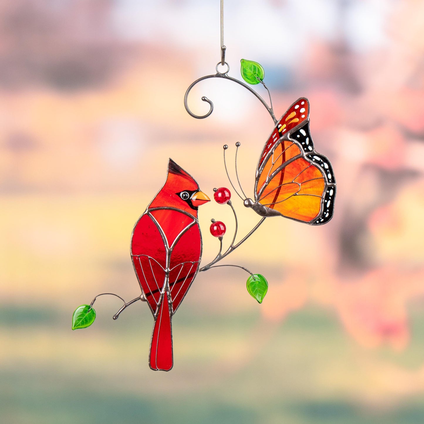 Butterfly artwork Custom stained glass