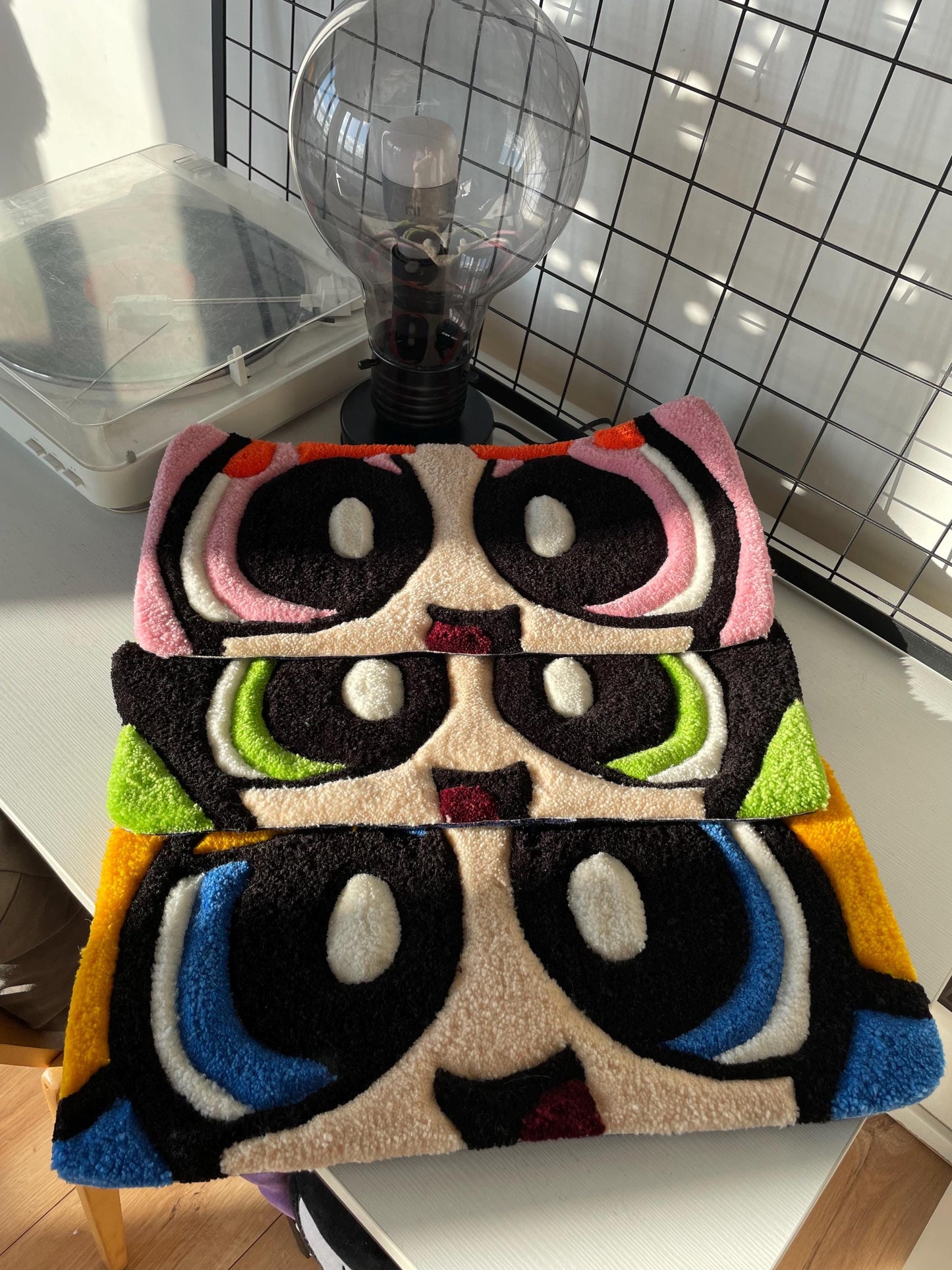 Powerpuff Girls Tufted Keyboard Rug