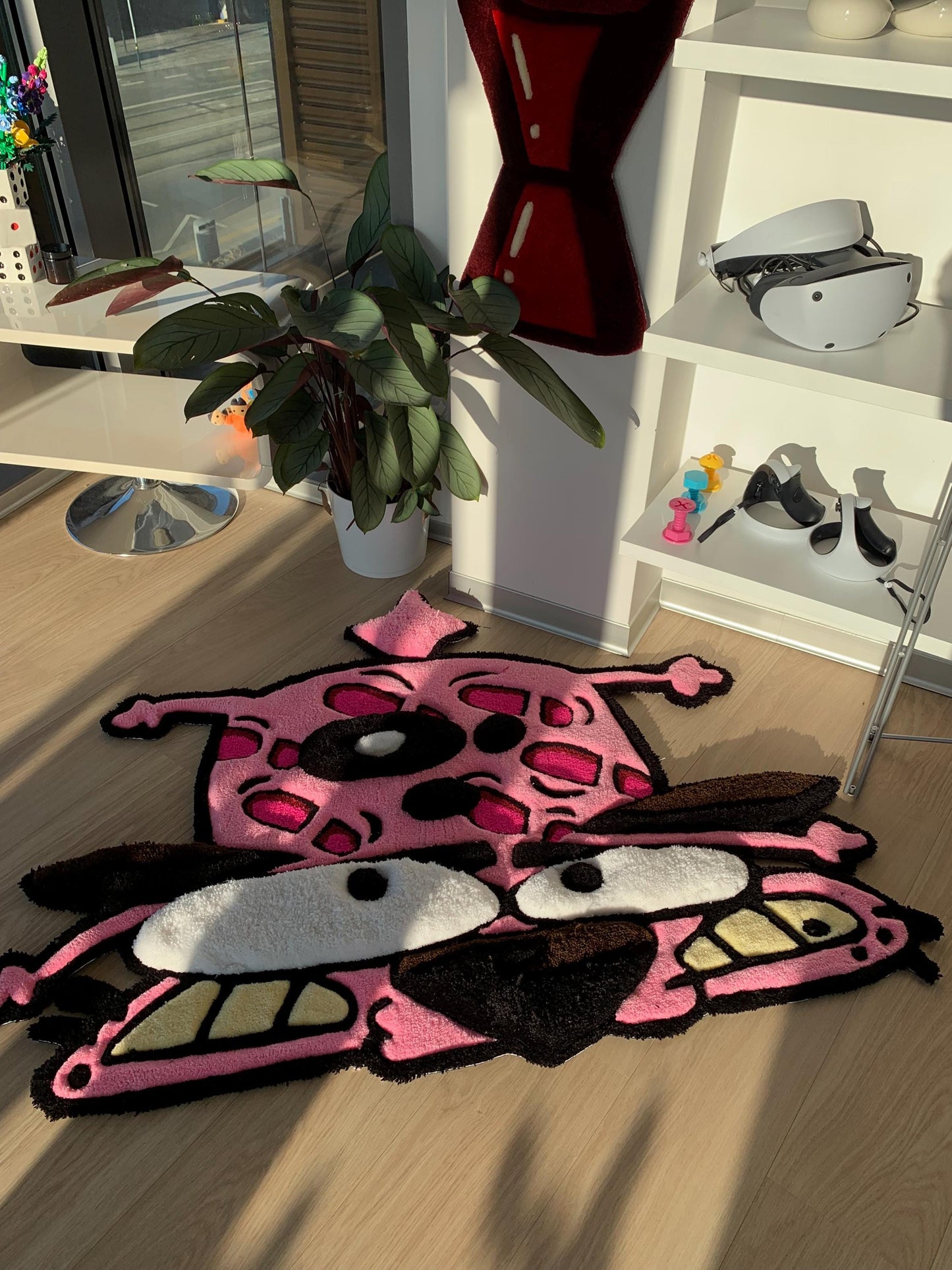 Courage the Cowardly Dog Tufted Rug