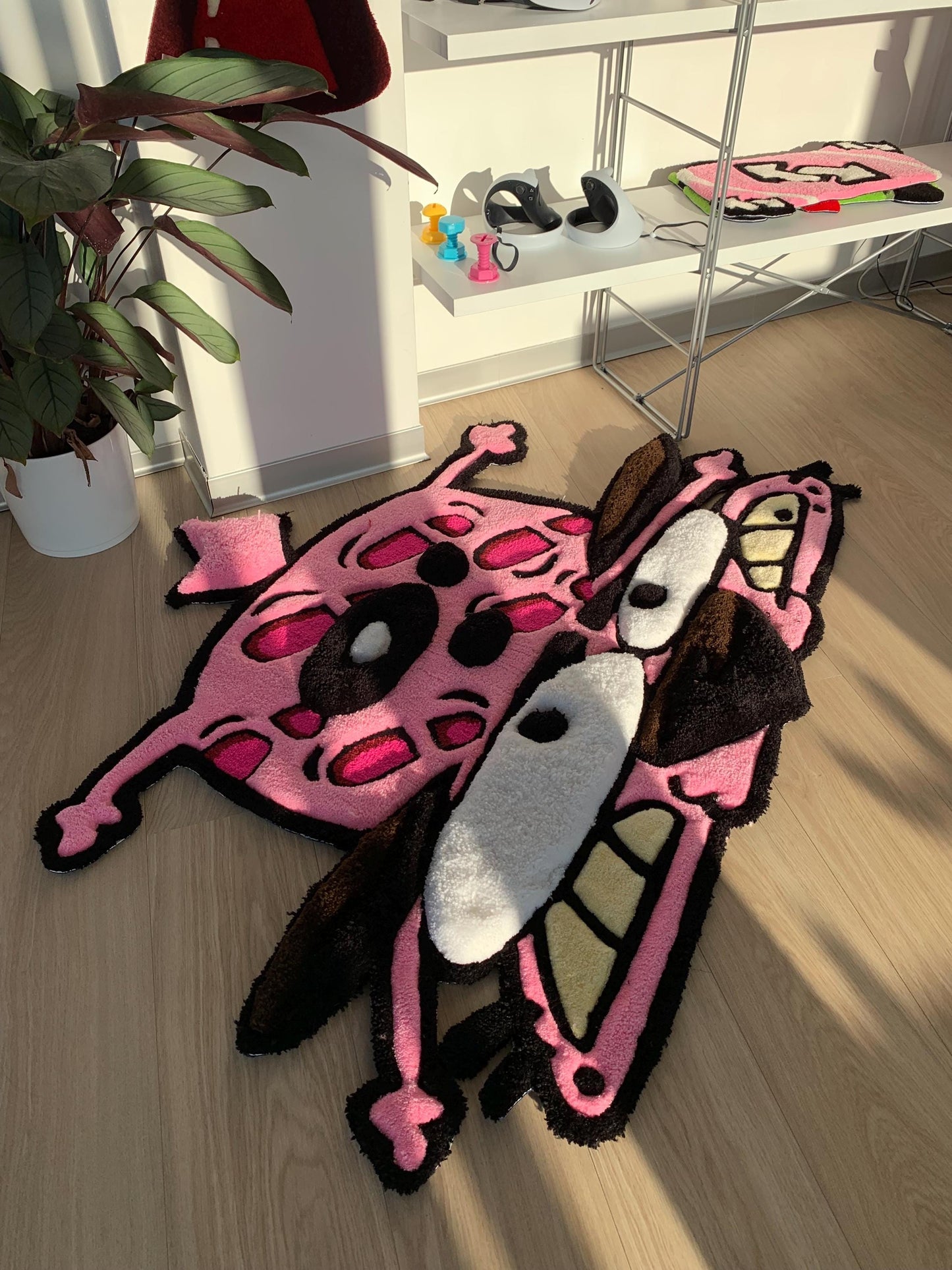 Courage the Cowardly Dog Tufted Rug