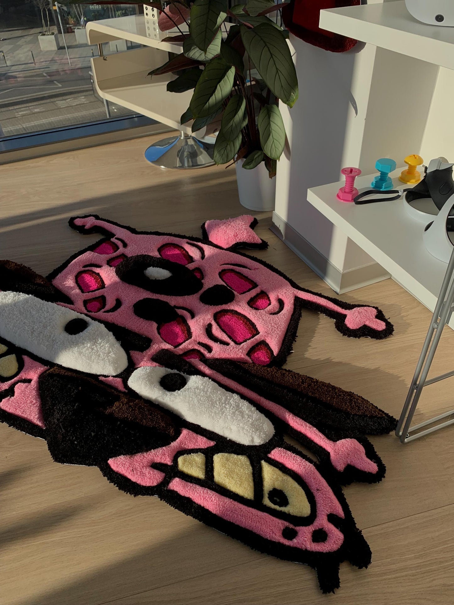 Courage the Cowardly Dog Tufted Rug