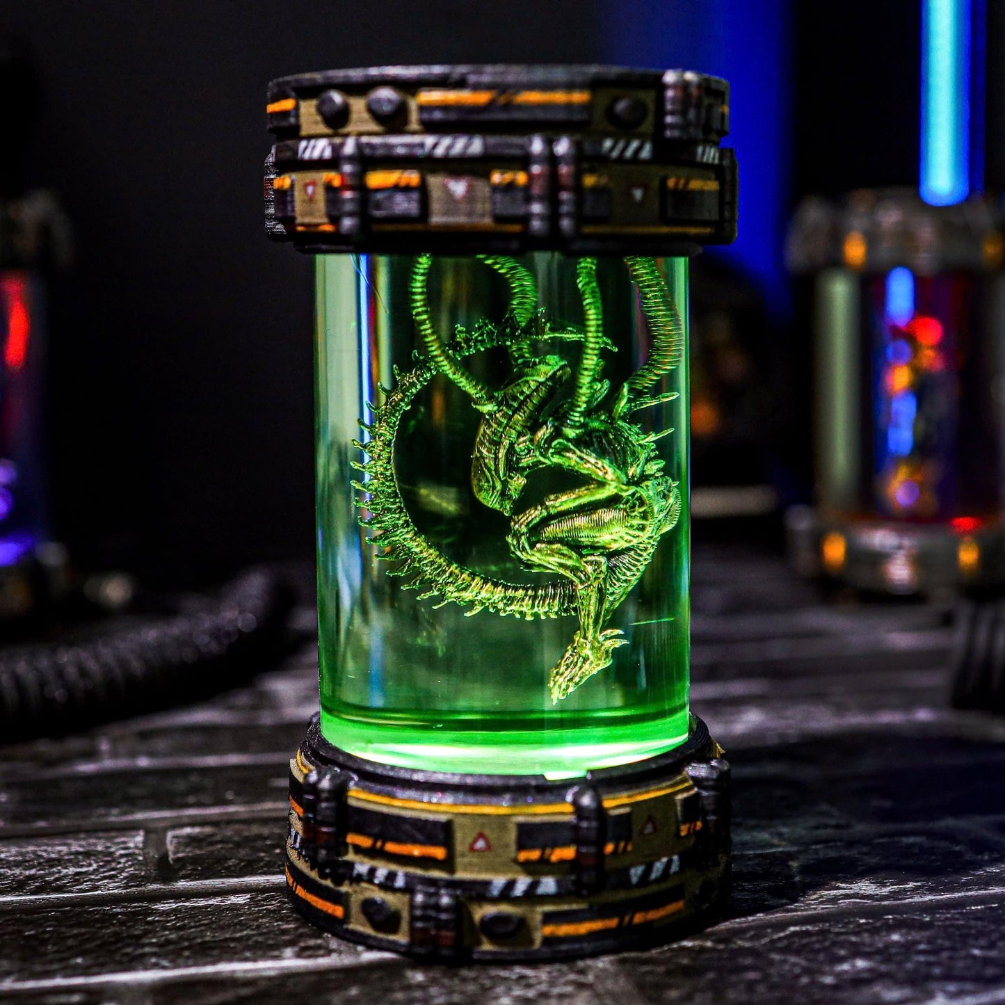 Space Monster Resin Lamp
