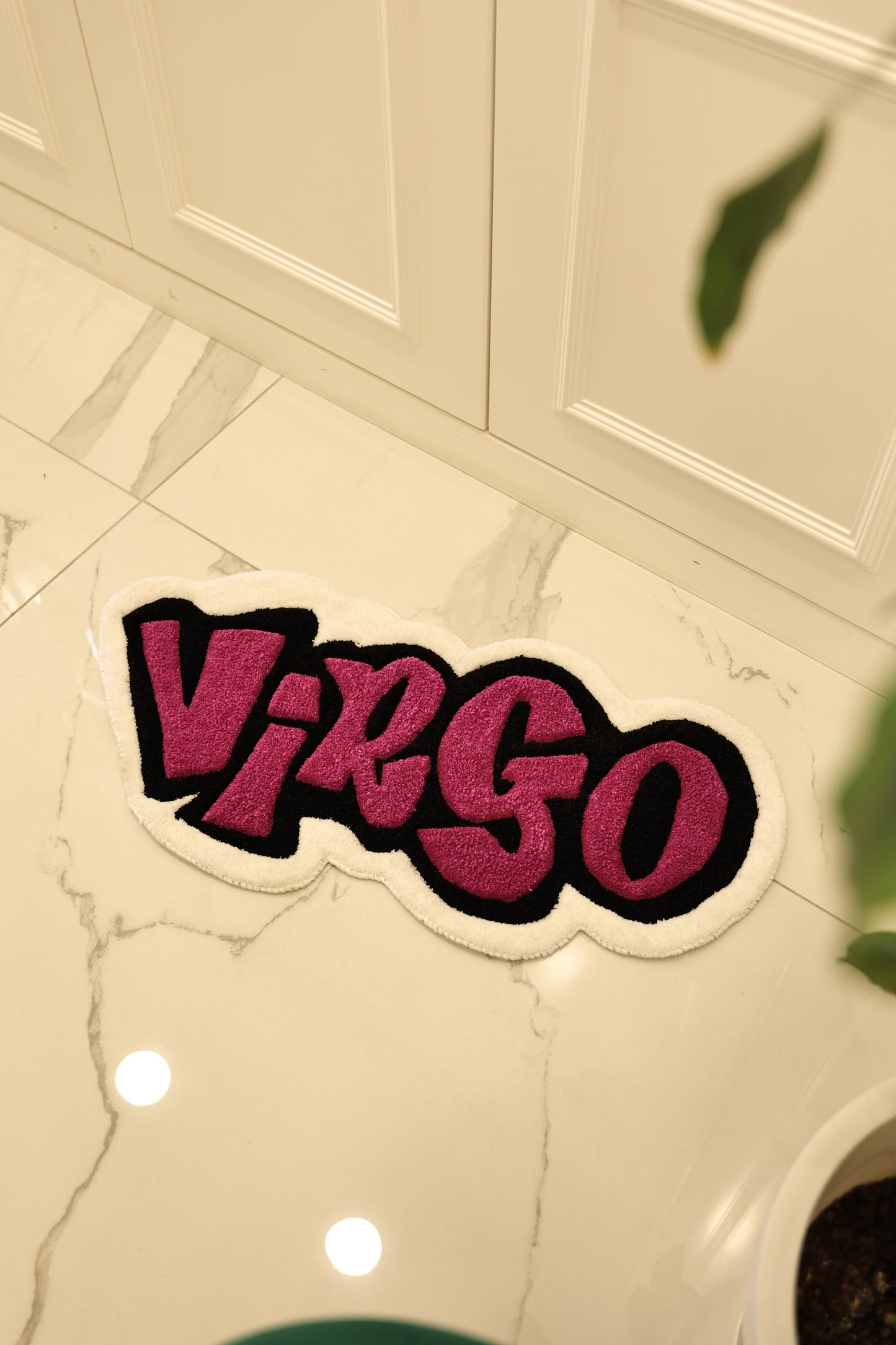 Customizable Virgo Zodiac Hand Tufted Rug
