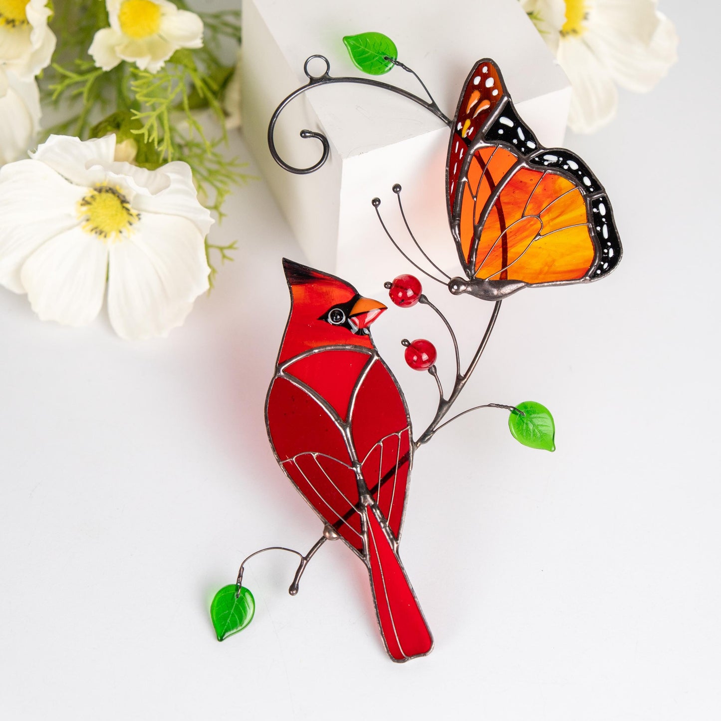 Butterfly artwork Custom stained glass