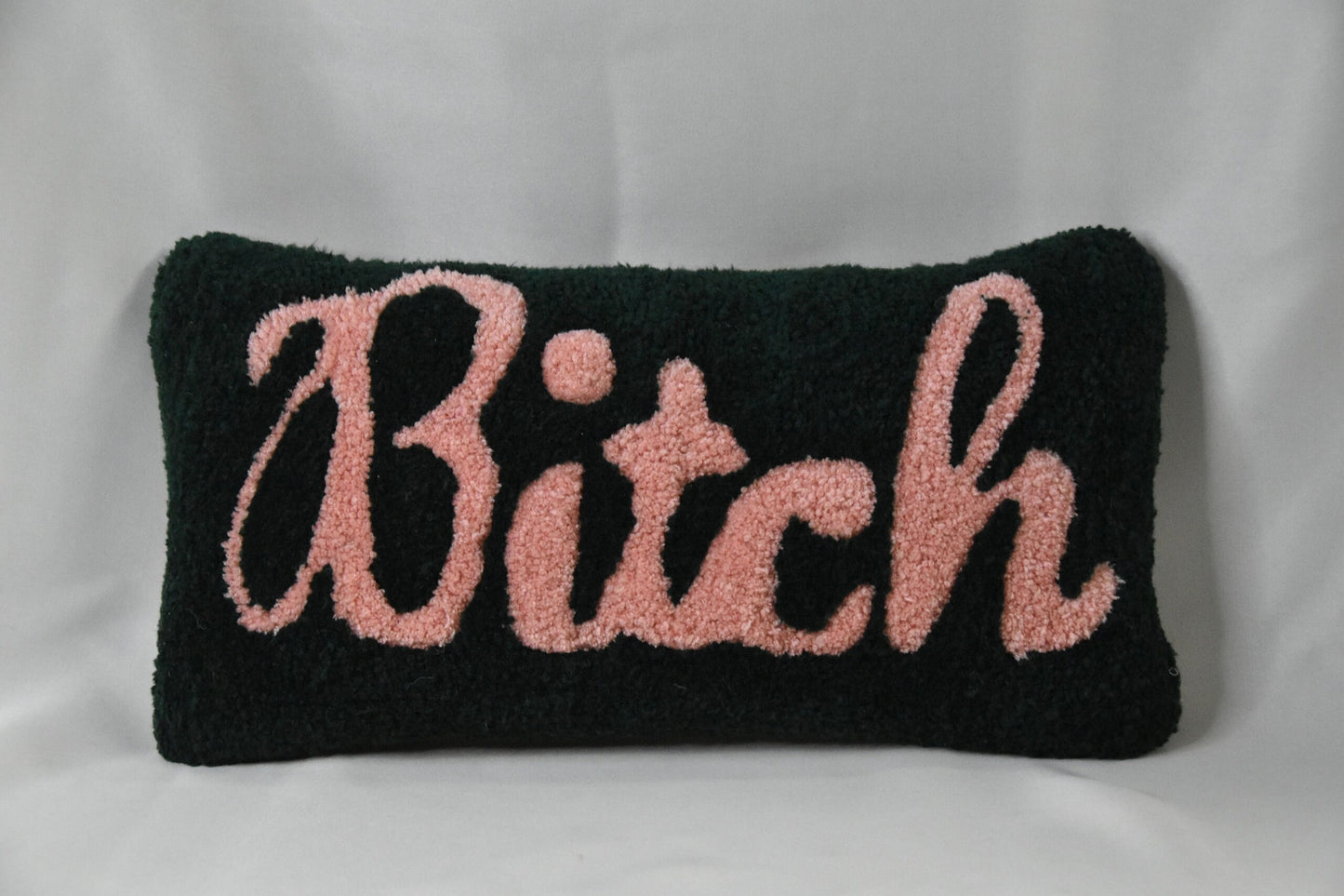 Tufted Bitch Pillow Cover