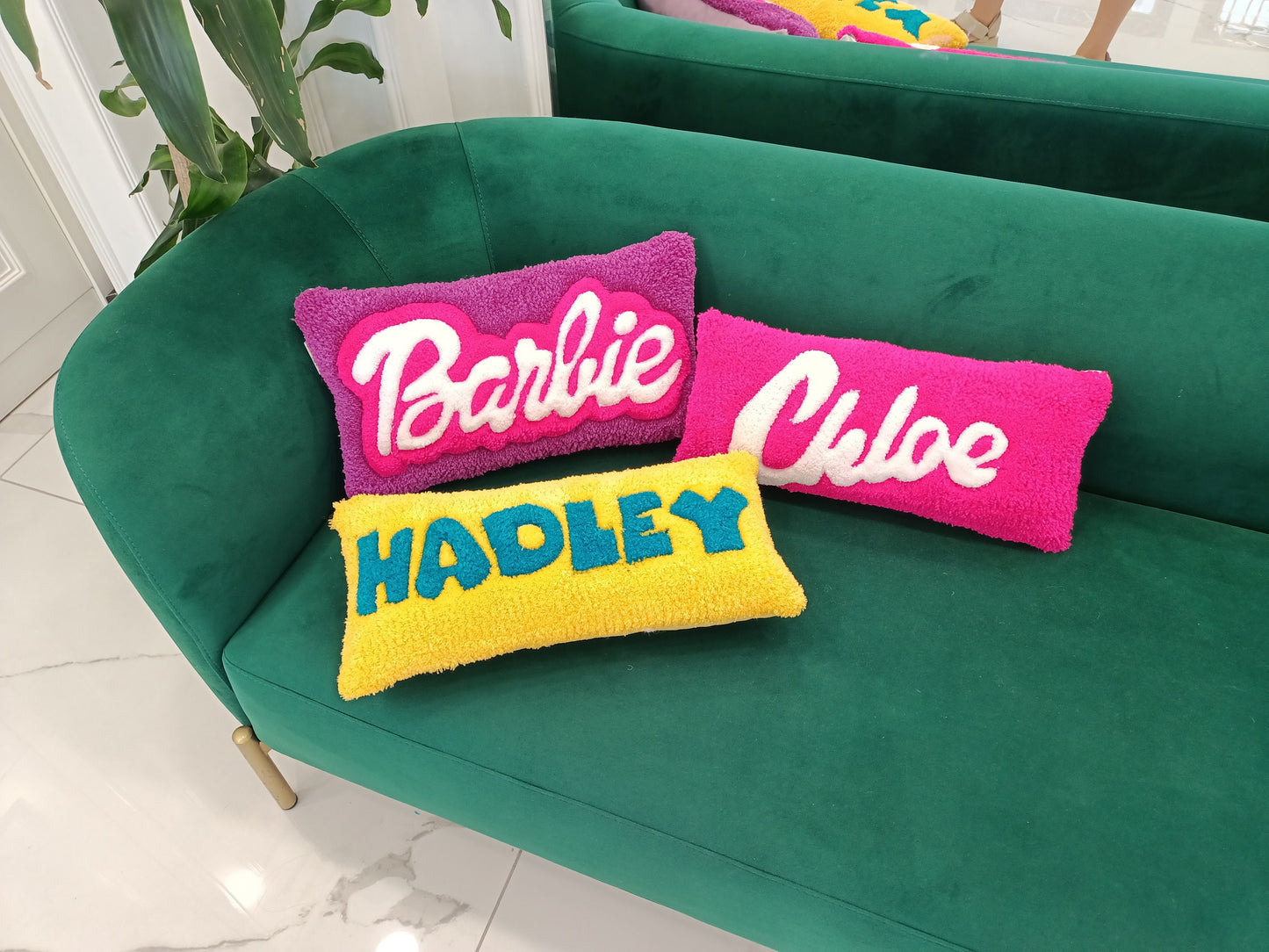 Personalized Name Tufted Pillow Case