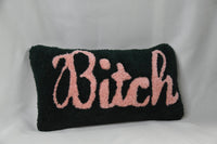 Tufted Bitch Pillow Cover