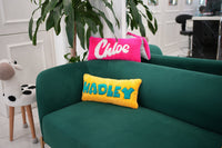 Personalized Name Tufted Pillow Case