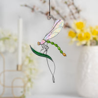 Flydragon insect stained glass window hangings