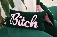 Tufted Bitch Pillow Cover