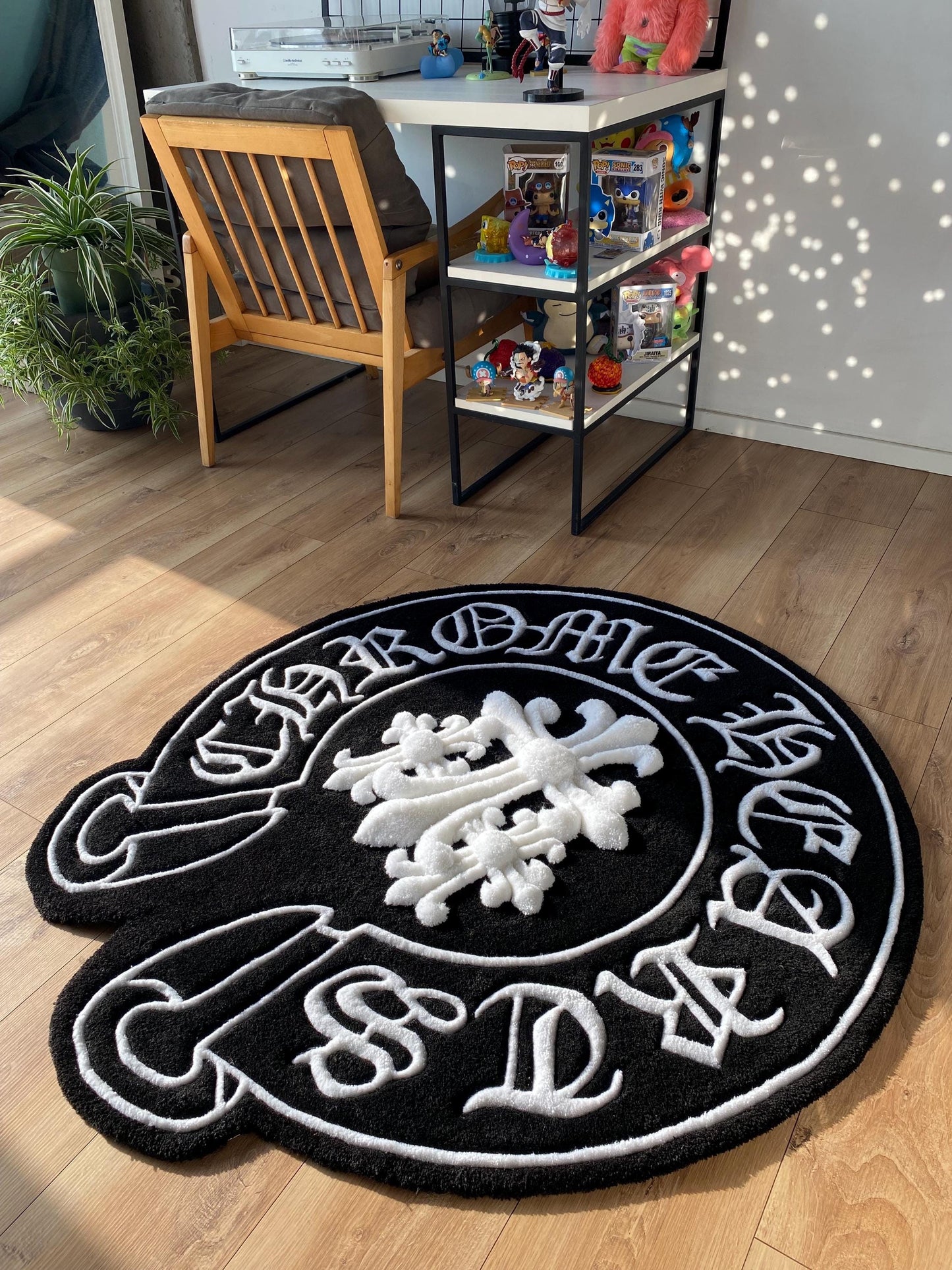 Chrome Hearts-Inspired Custom Tufted Rug