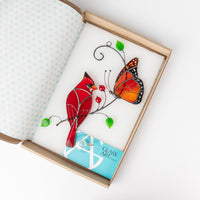 Butterfly artwork Custom stained glass