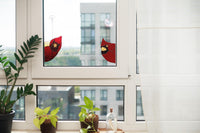 Red Cardinal Stained Glass Window Hangings