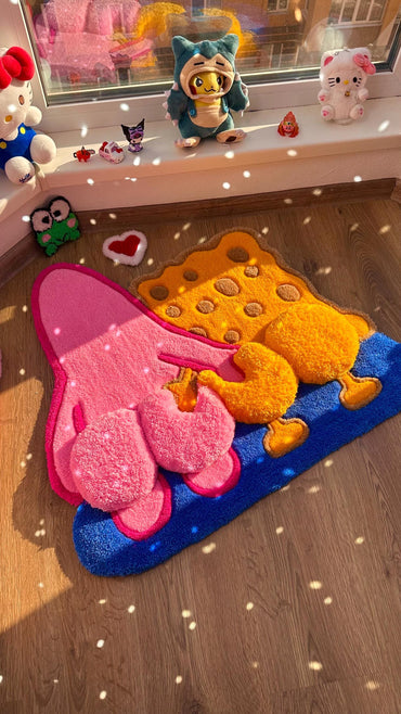 SpongeBob Patrick Star Custom Tufted Rug