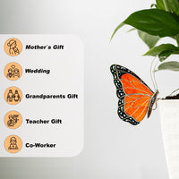 Stained Glass Butterfly Monarch Suncatcher
