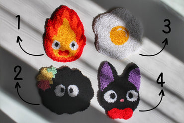 Punch Needle Coasters