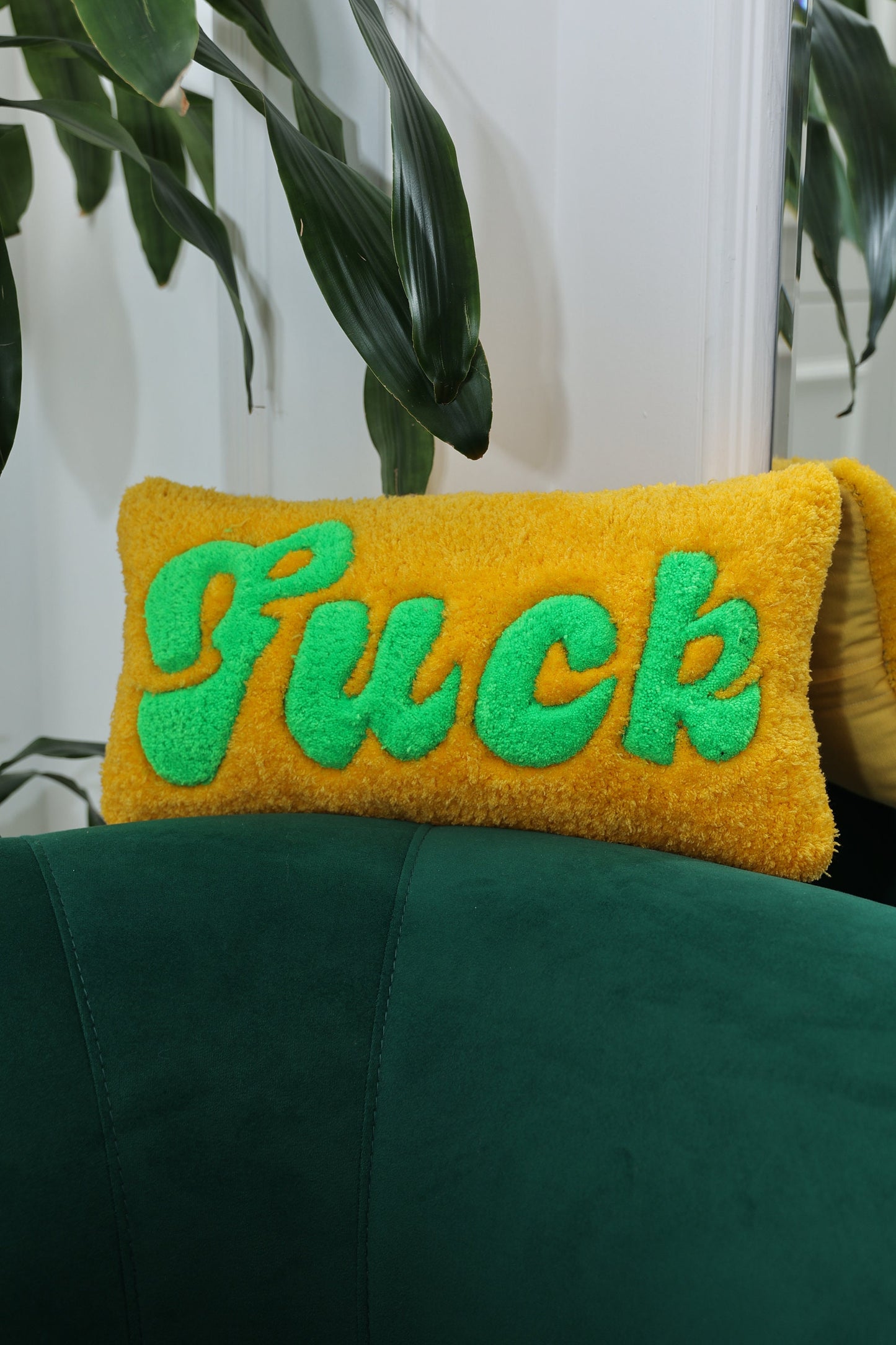 Fuck With Sayings Custom Hand Tufted Pillow Cover