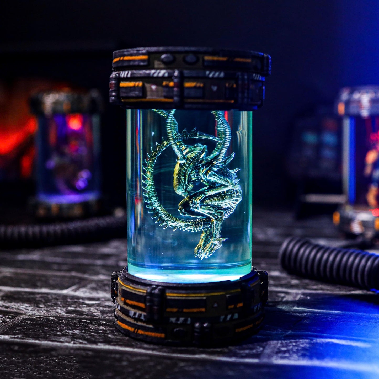 Space Monster Resin Lamp