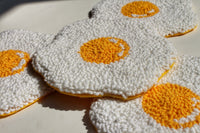 Egg Punch Needle Coaster
