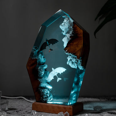 T.ooth.less and l.ight fu.ry Epoxy lamp