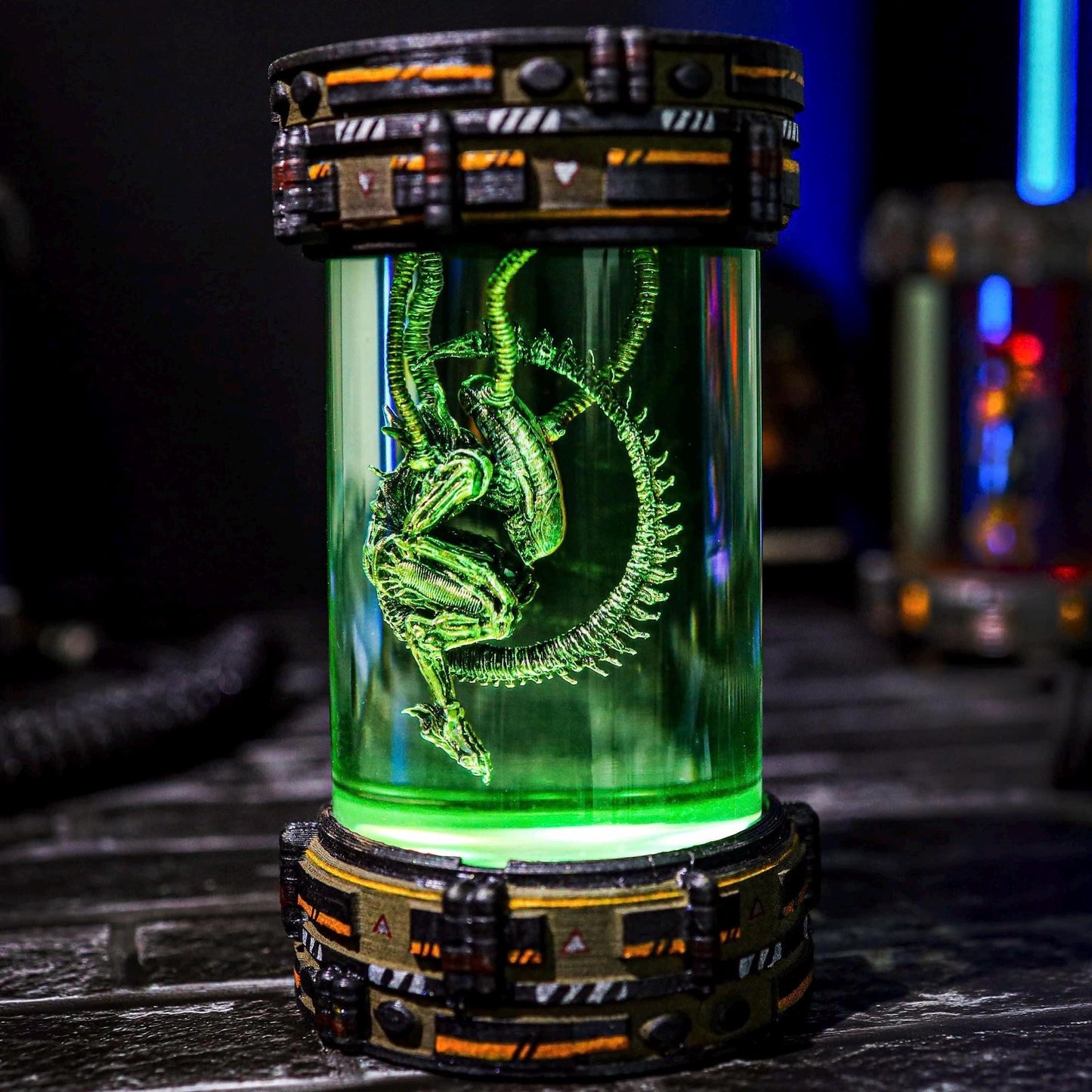 Space Monster Resin Lamp