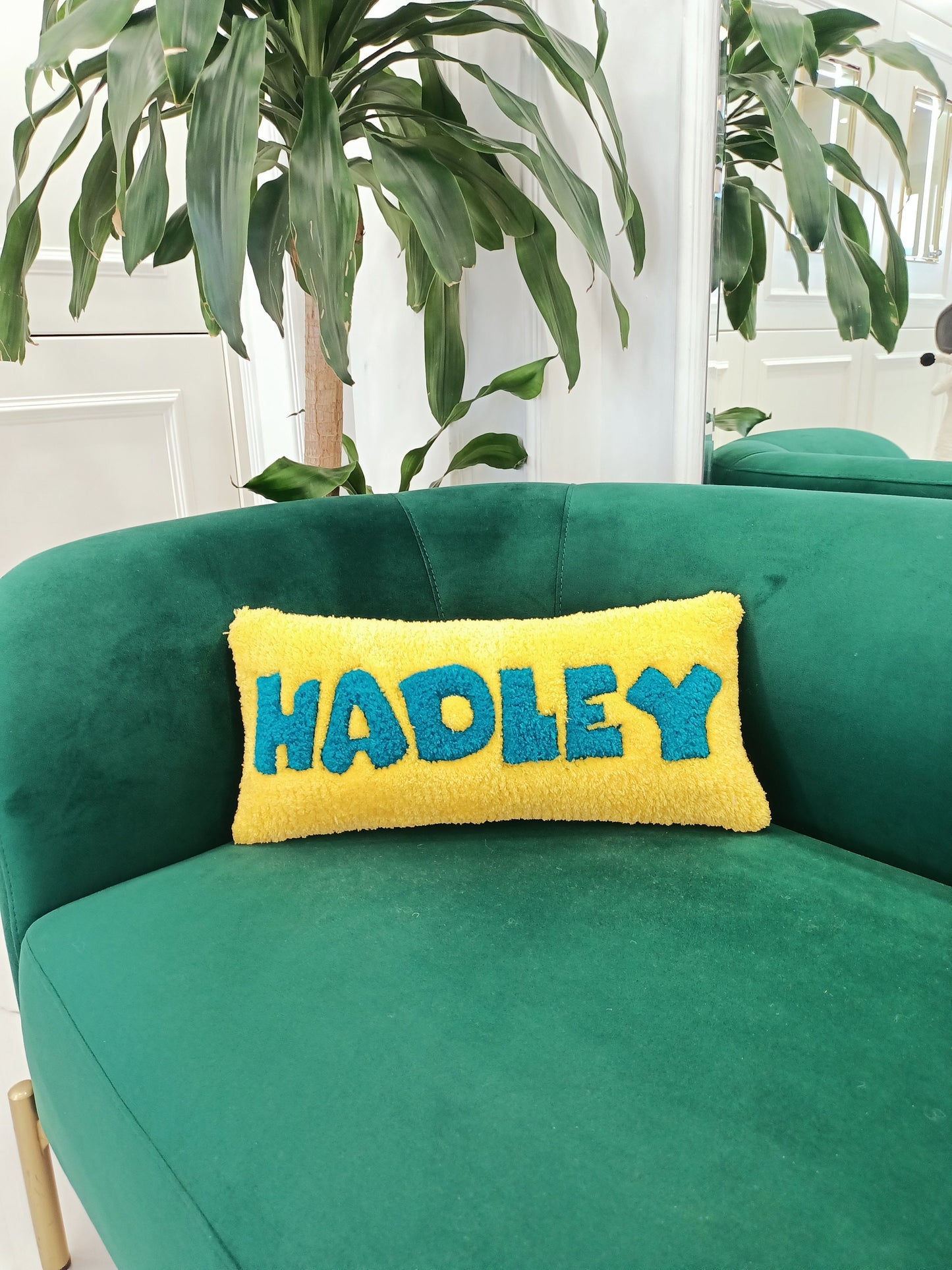 Personalized Name Tufted Pillow Case