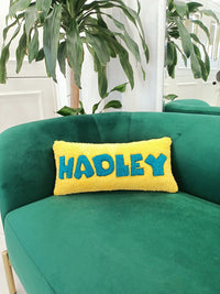 Personalized Name Tufted Pillow Case