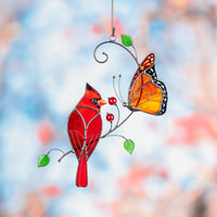 Butterfly artwork Custom stained glass