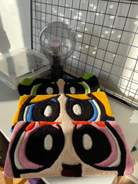 Powerpuff Girls Tufted Keyboard Rug