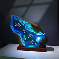 Axolotl and Sea Creatures resin