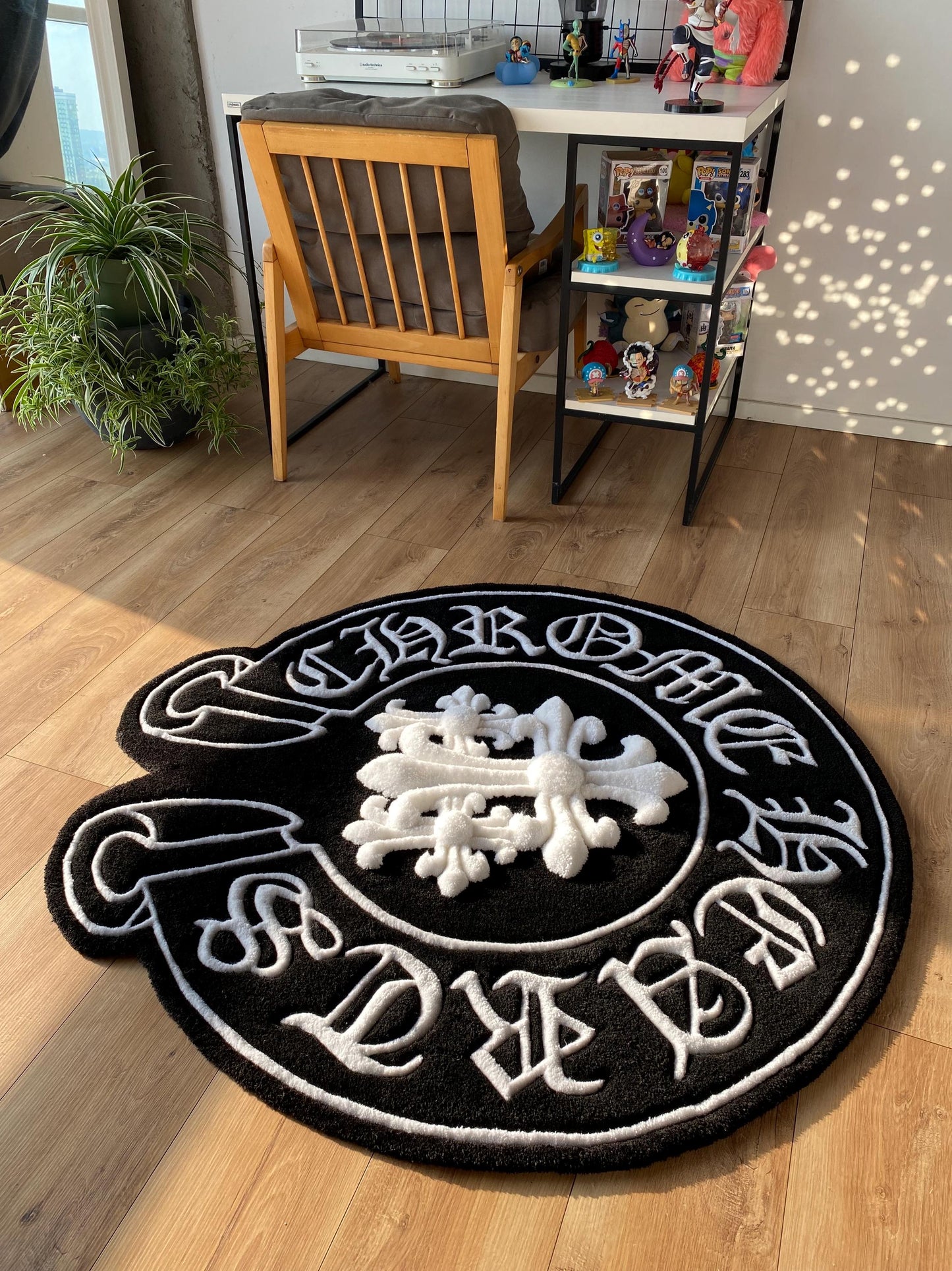 Chrome Hearts-Inspired Custom Tufted Rug