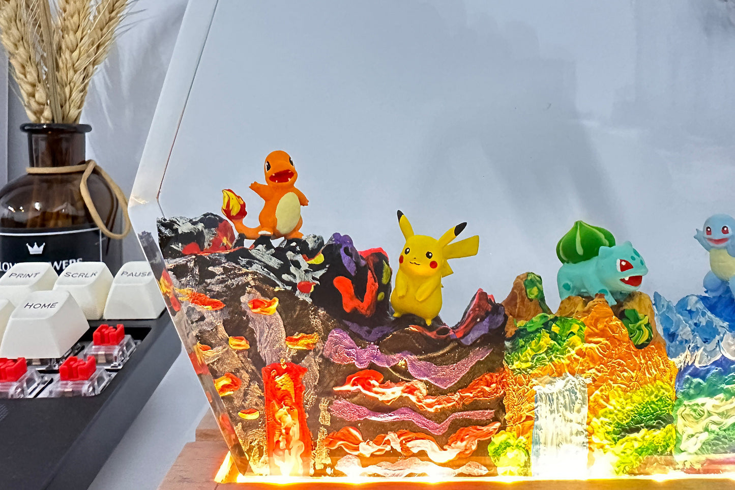 Pokemon resin lamp