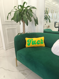 Fuck With Sayings Custom Hand Tufted Pillow Cover