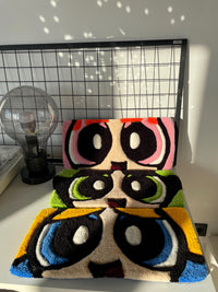Powerpuff Girls Tufted Keyboard Rug