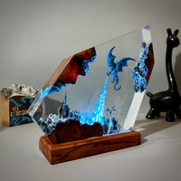 Ice Dragon Resin Night Light