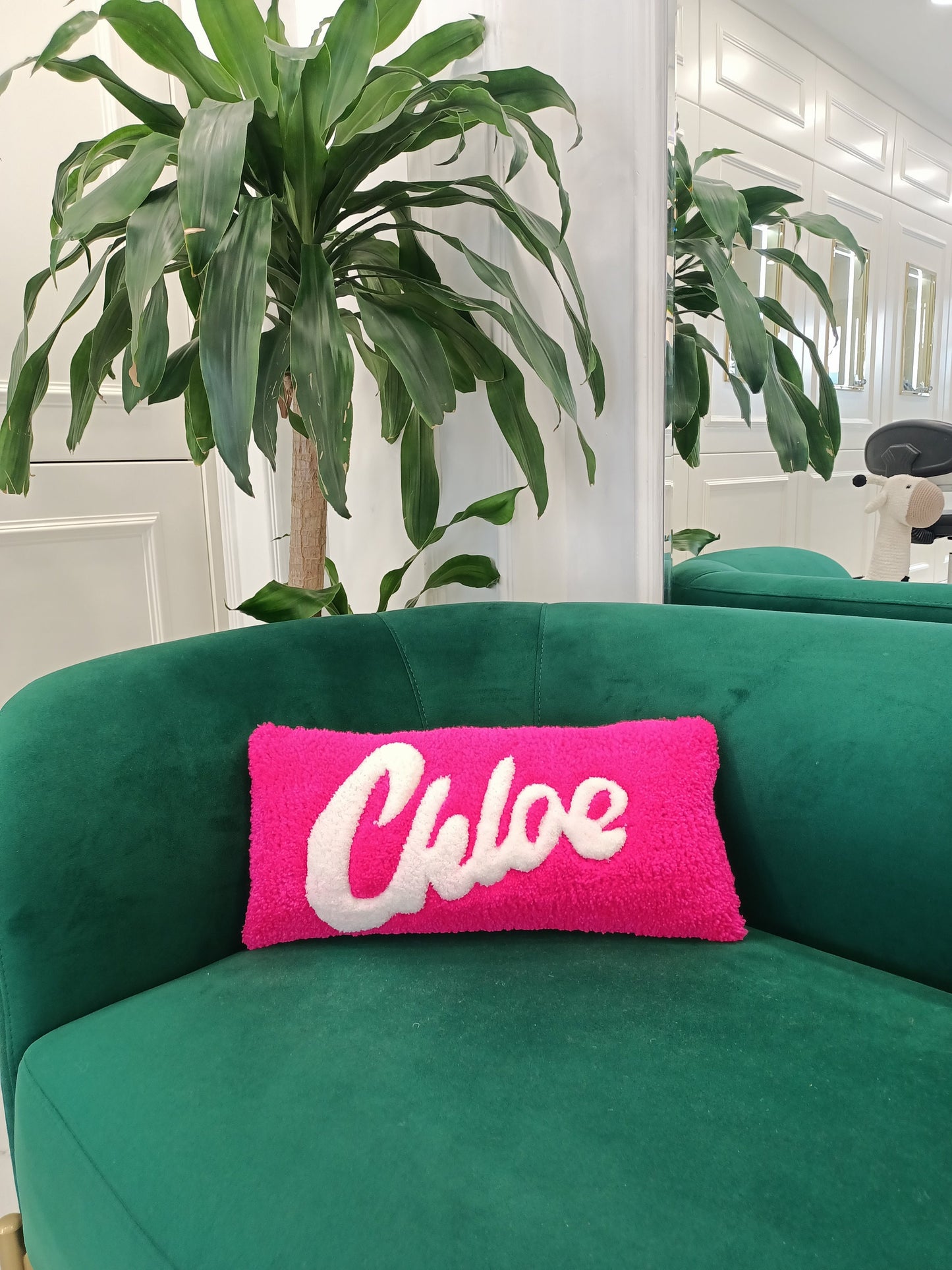 Personalized Name Tufted Pillow Case