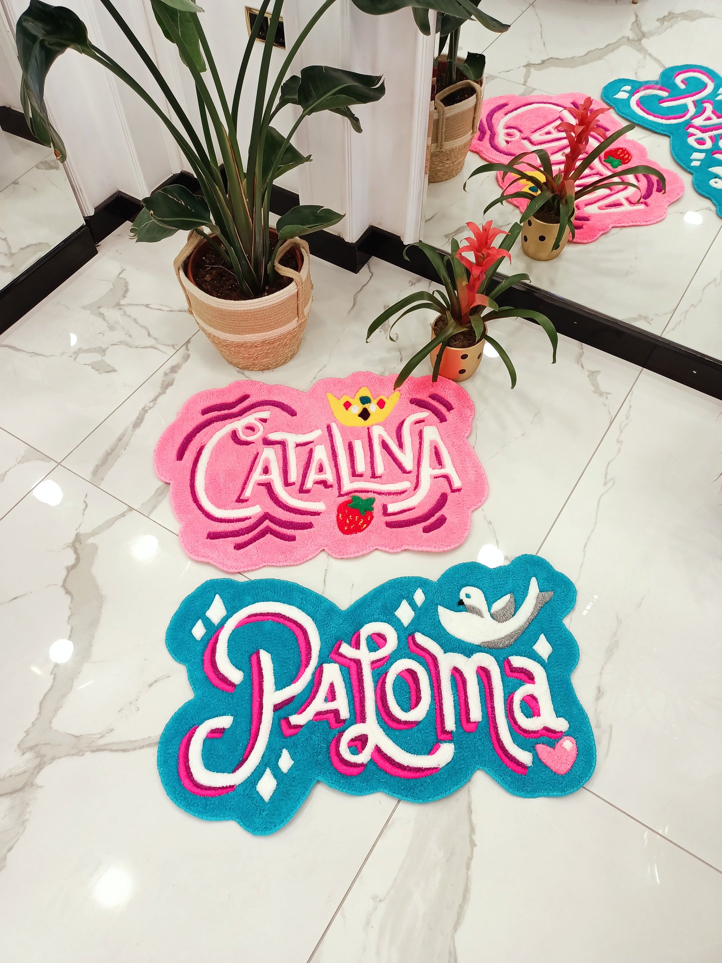 Custom Handmade Tufted Rug, Customized Business Logo