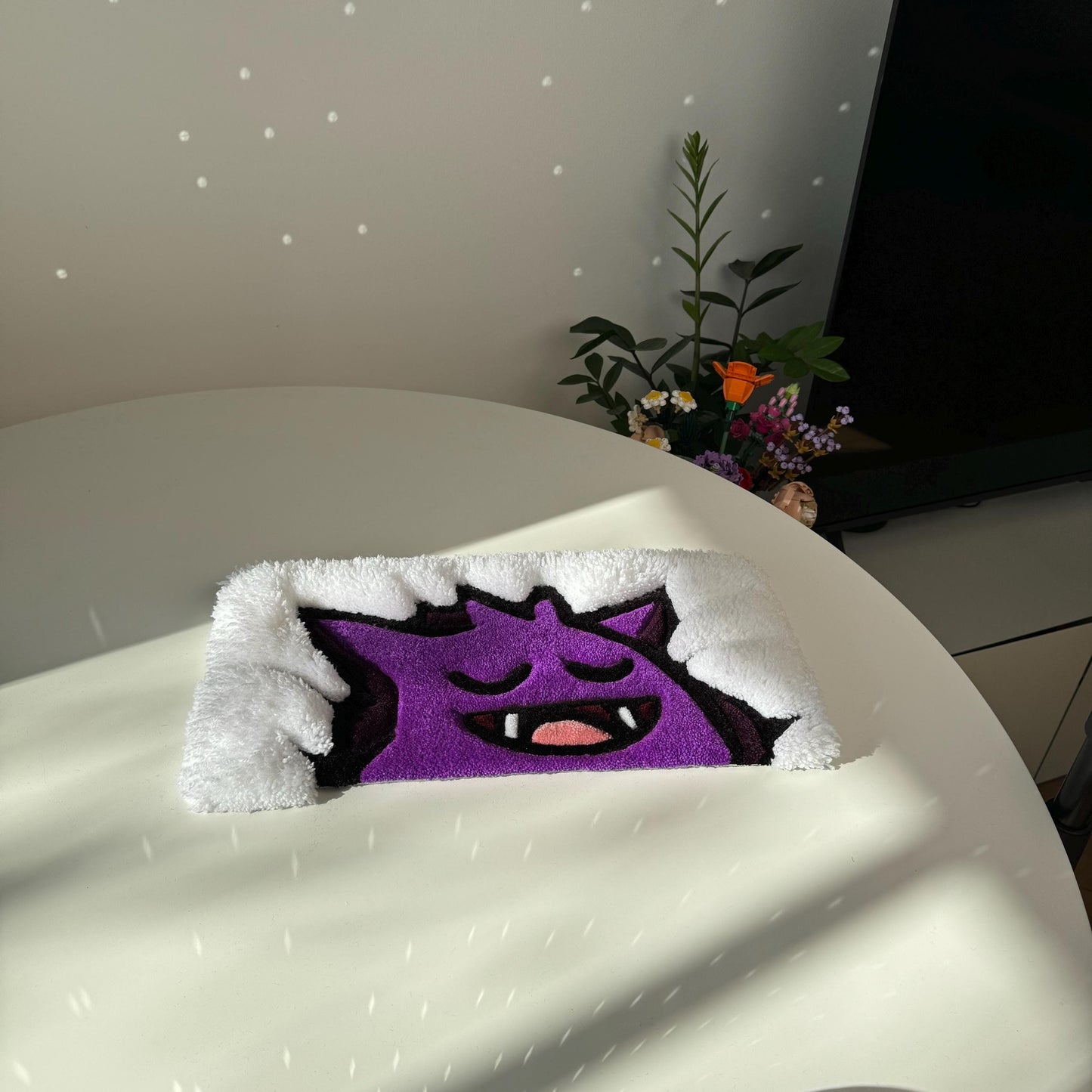 Gengar Pokémon 3D Tufted Keyboard Rug