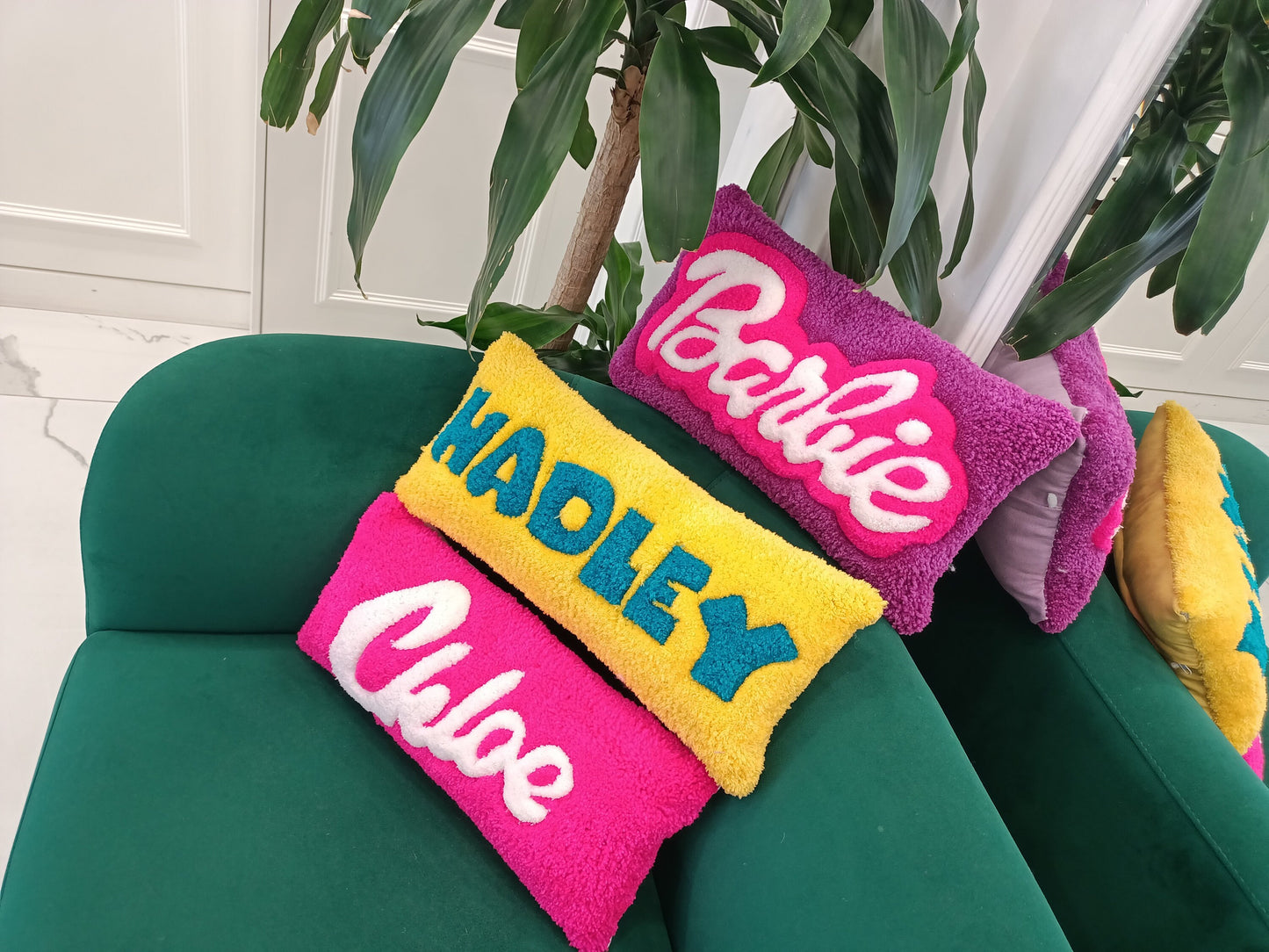 Personalized Name Tufted Pillow Case