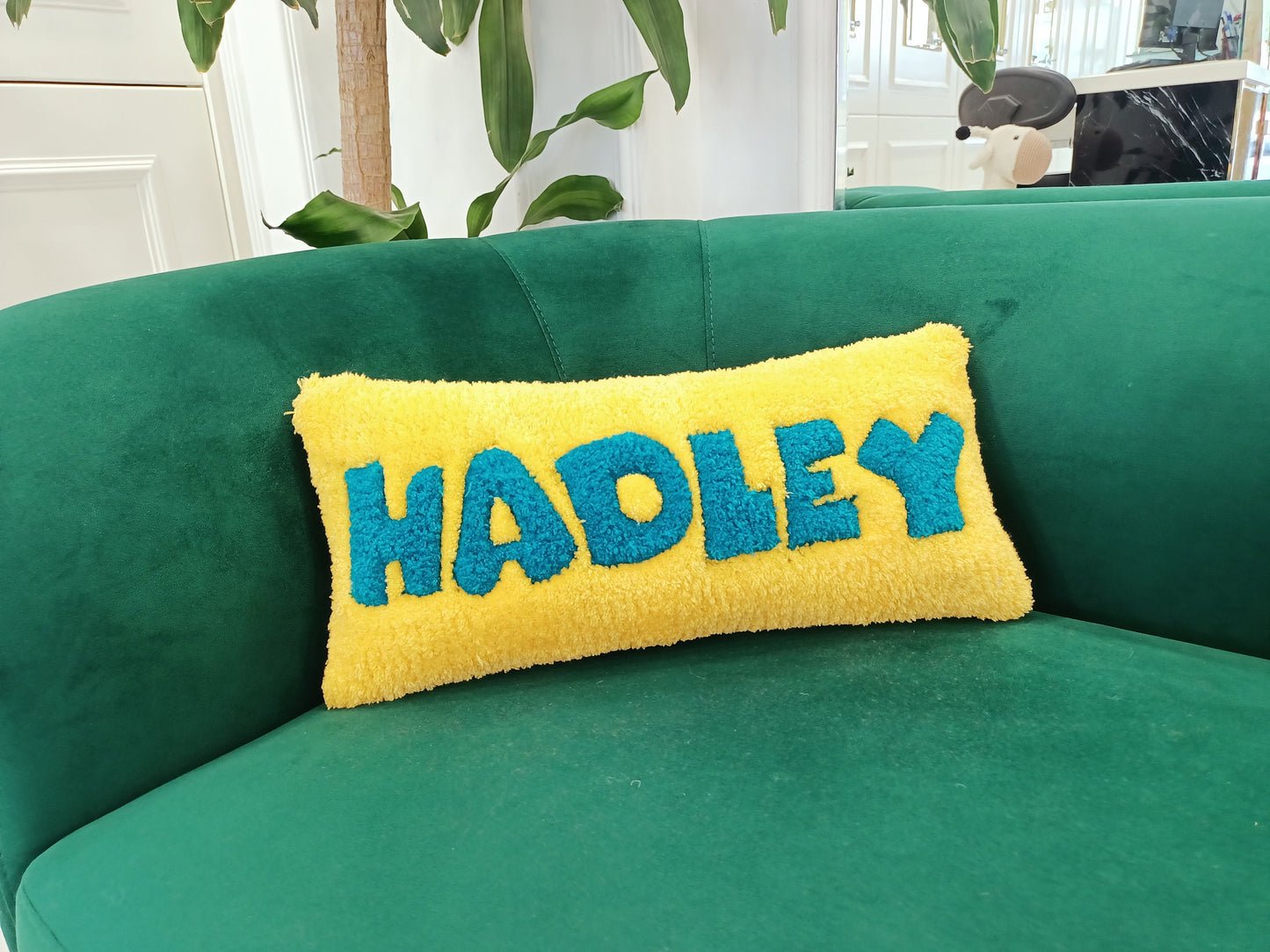 Personalized Name Tufted Pillow Case