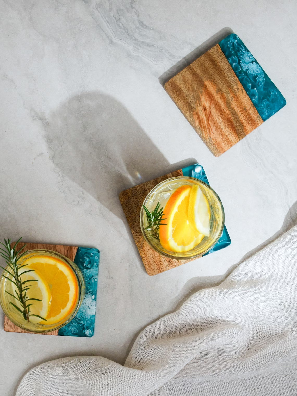 Resin Coasters Set