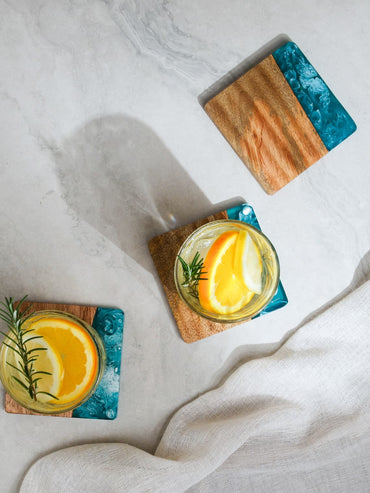Resin Coasters Set