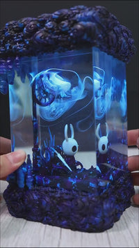 Knight from Hollow Knight Resin Lamp