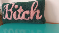 Tufted Bitch Pillow Cover