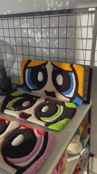 Powerpuff Girls Tufted Keyboard Rug