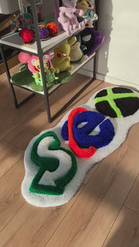 fluffy 3d Rug Tufted handmade custom