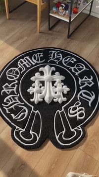 Chrome Hearts-Inspired Custom Tufted Rug